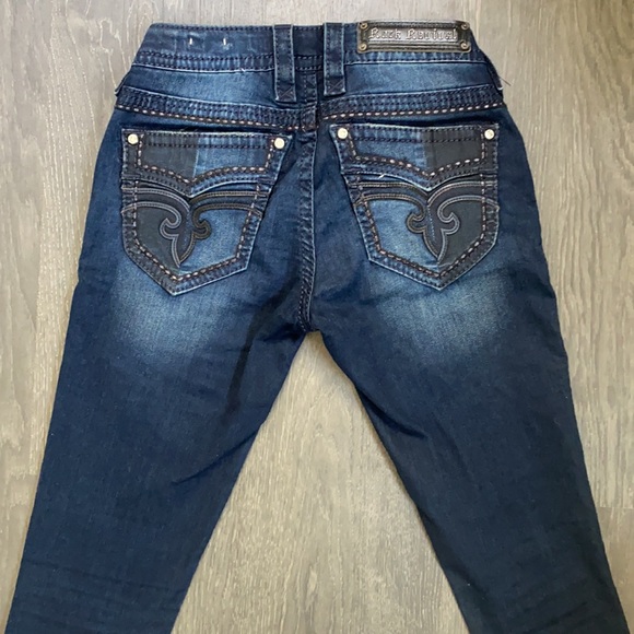 Rock Revival Blue Skinny Jeans Size 25 - Picture 1 of 6